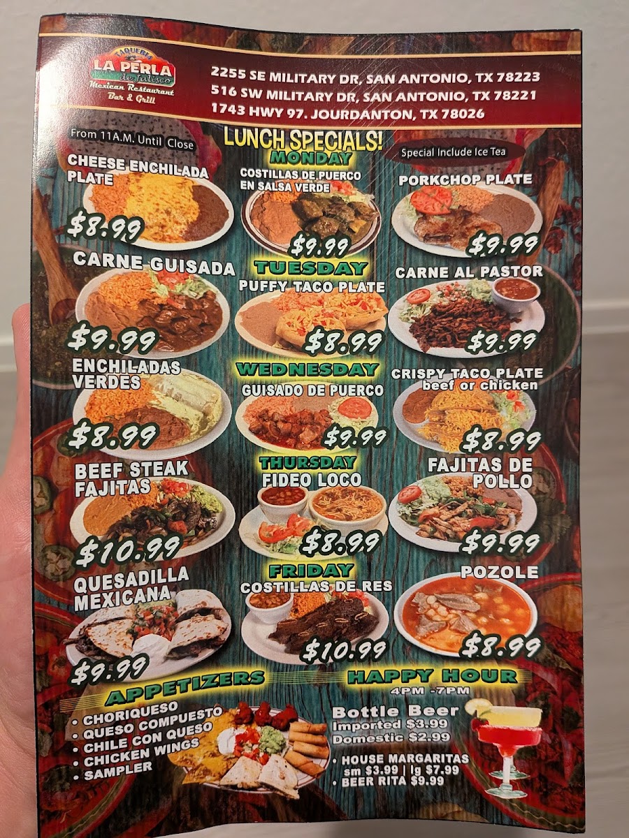Taqueria La Perla de Jalisco Menu - Image 1