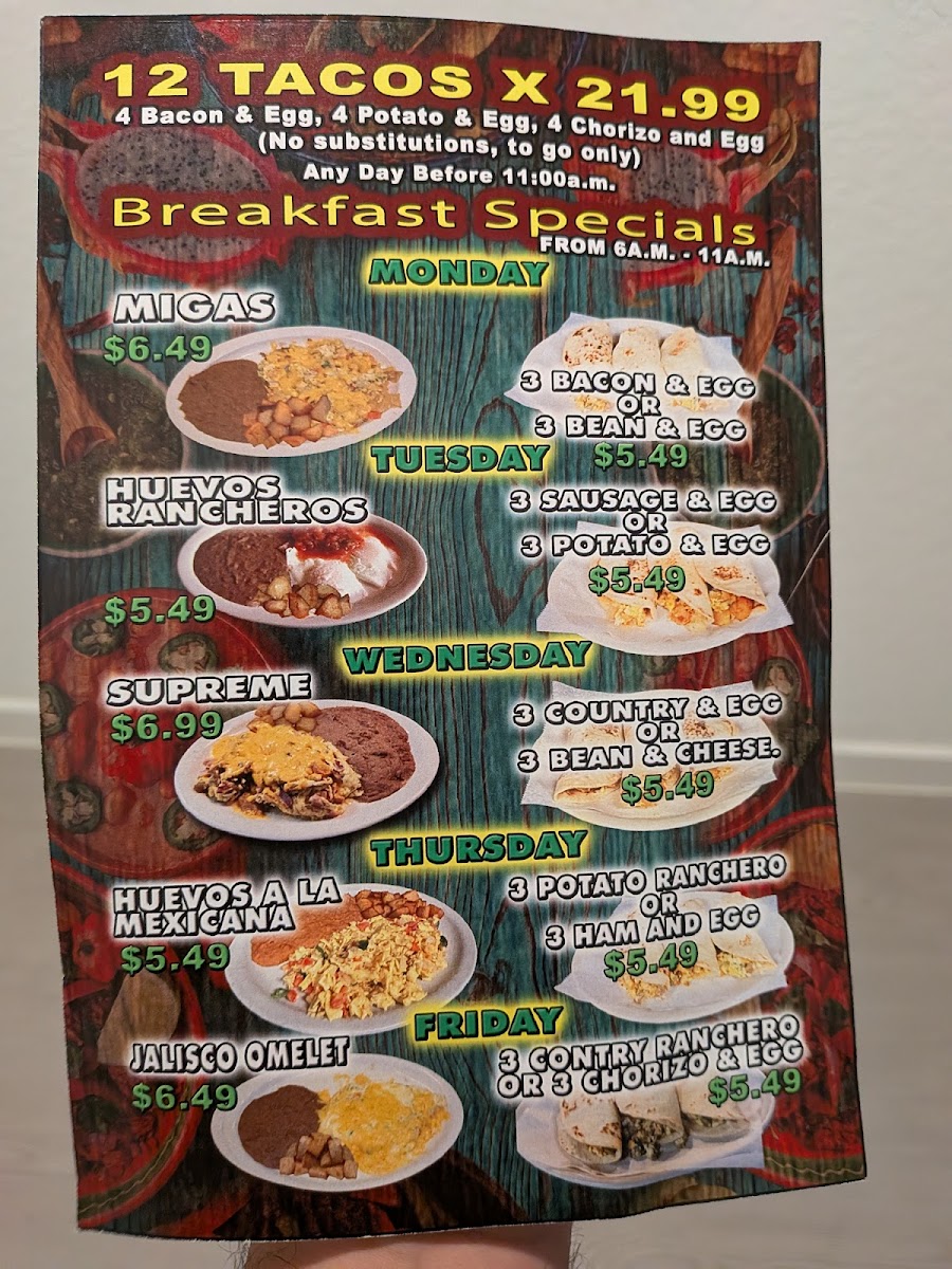 Taqueria La Perla de Jalisco Menu - Image 2